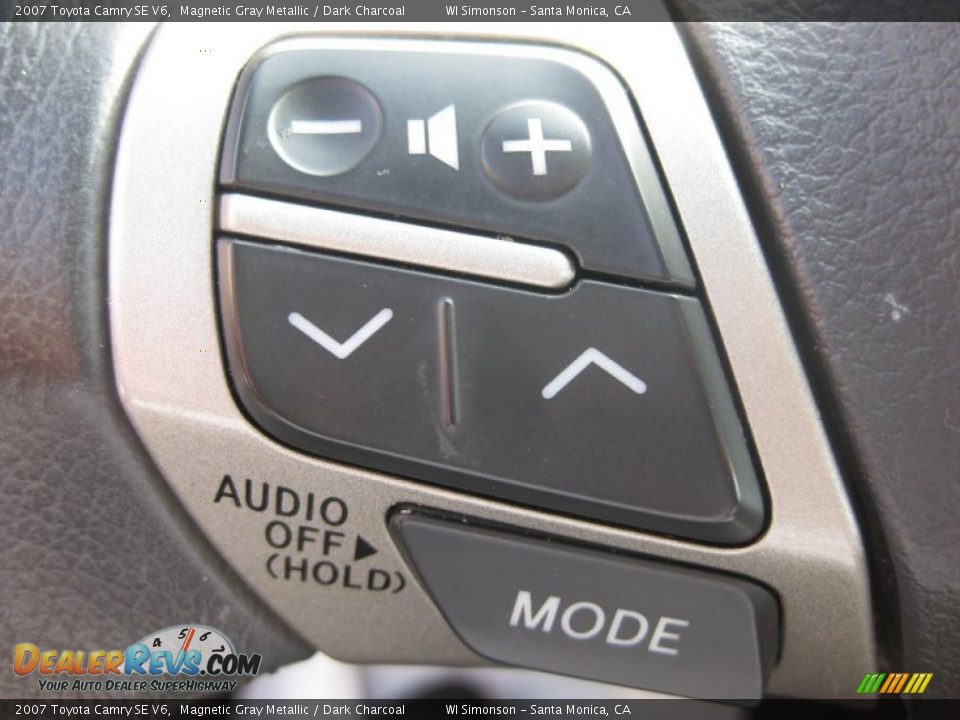 2007 Toyota Camry SE V6 Magnetic Gray Metallic / Dark Charcoal Photo #18