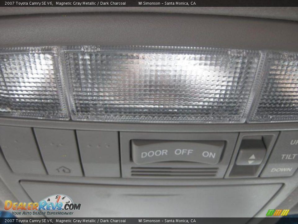2007 Toyota Camry SE V6 Magnetic Gray Metallic / Dark Charcoal Photo #19