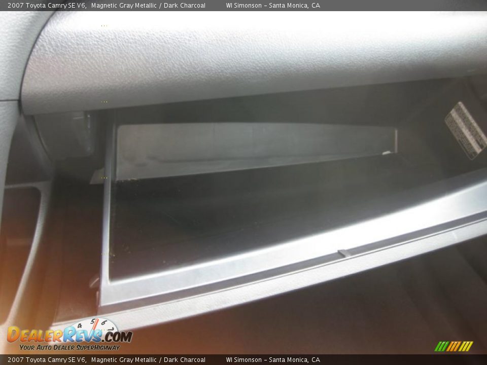 2007 Toyota Camry SE V6 Magnetic Gray Metallic / Dark Charcoal Photo #23