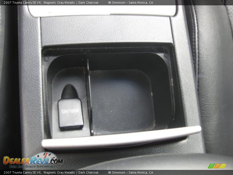 2007 Toyota Camry SE V6 Magnetic Gray Metallic / Dark Charcoal Photo #24