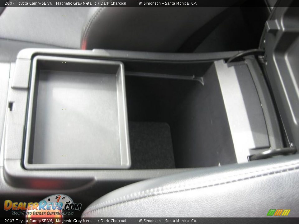 2007 Toyota Camry SE V6 Magnetic Gray Metallic / Dark Charcoal Photo #26