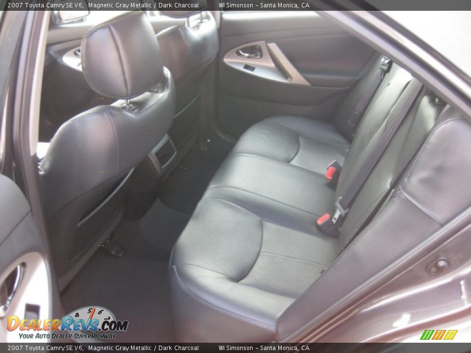 2007 Toyota Camry SE V6 Magnetic Gray Metallic / Dark Charcoal Photo #28