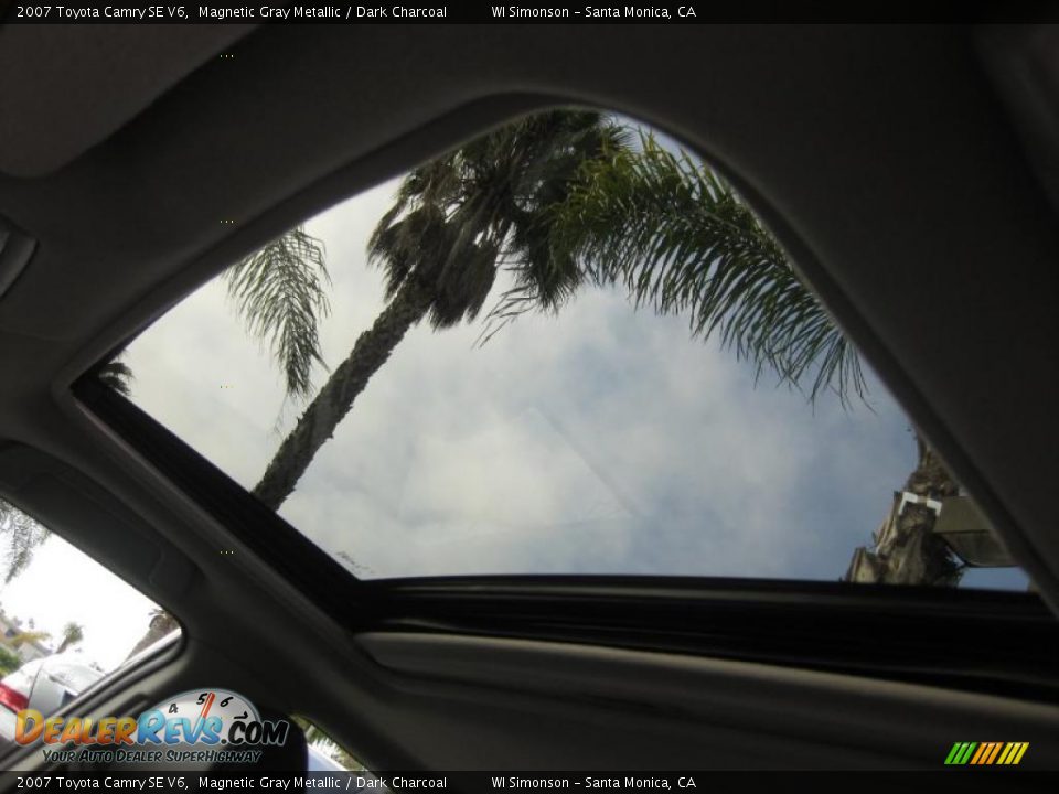 2007 Toyota Camry SE V6 Magnetic Gray Metallic / Dark Charcoal Photo #29