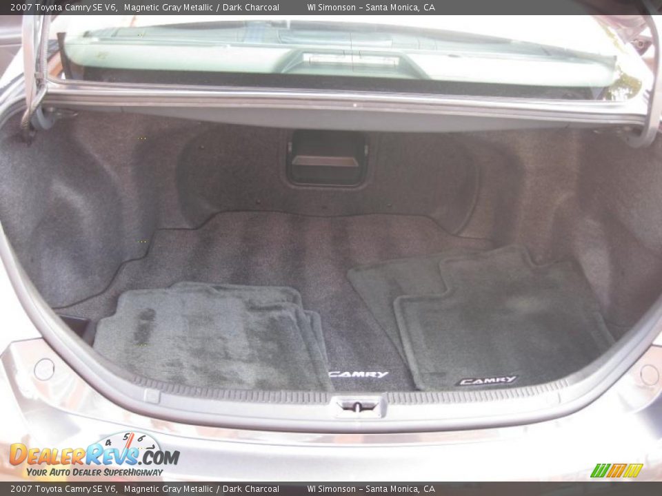 2007 Toyota Camry SE V6 Magnetic Gray Metallic / Dark Charcoal Photo #31