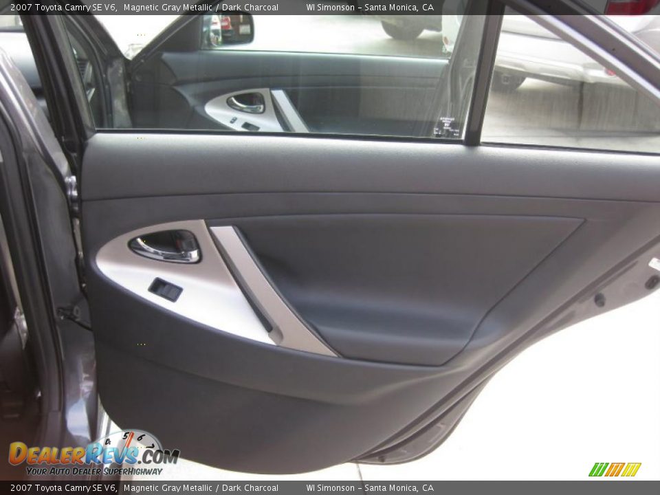 2007 Toyota Camry SE V6 Magnetic Gray Metallic / Dark Charcoal Photo #34