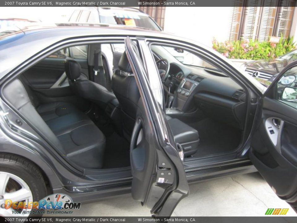 2007 Toyota Camry SE V6 Magnetic Gray Metallic / Dark Charcoal Photo #35