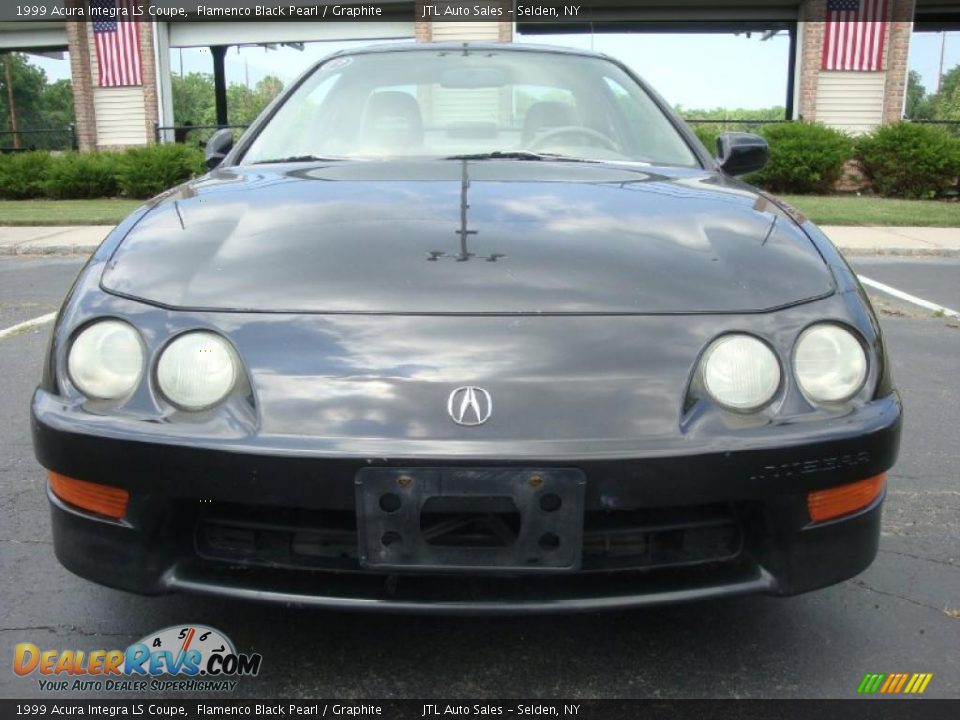 1999 Acura Integra LS Coupe Flamenco Black Pearl / Graphite Photo #2