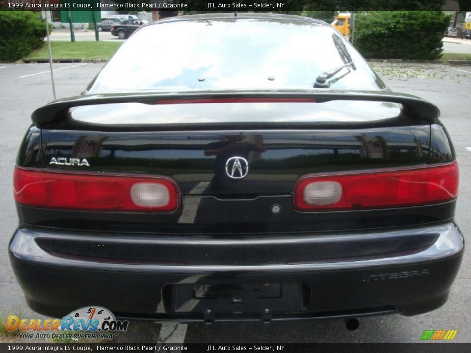 1999 Acura Integra LS Coupe Flamenco Black Pearl / Graphite Photo #5
