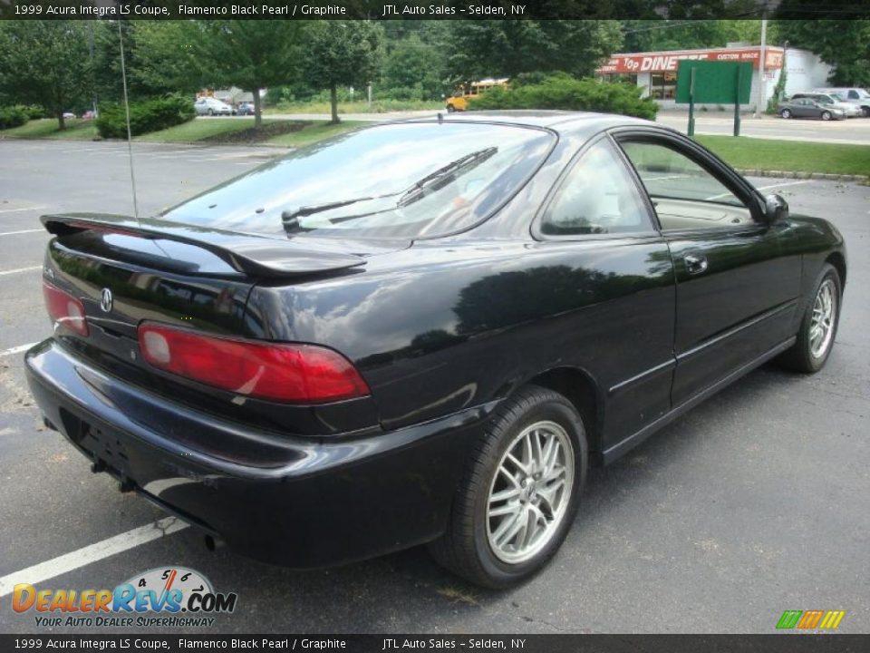 1999 Acura Integra LS Coupe Flamenco Black Pearl / Graphite Photo #6