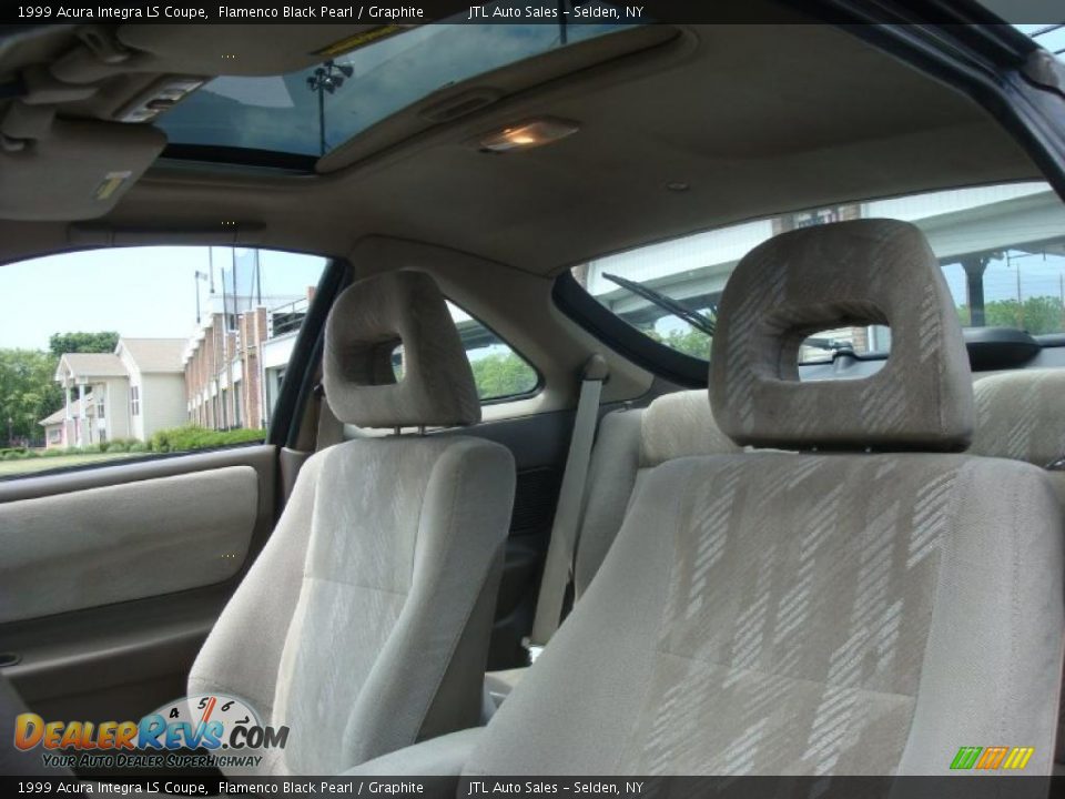 1999 Acura Integra LS Coupe Flamenco Black Pearl / Graphite Photo #10