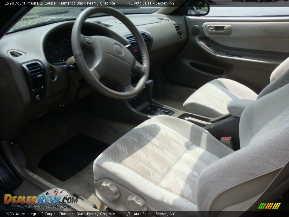 1999 Acura Integra LS Coupe Flamenco Black Pearl / Graphite Photo #11