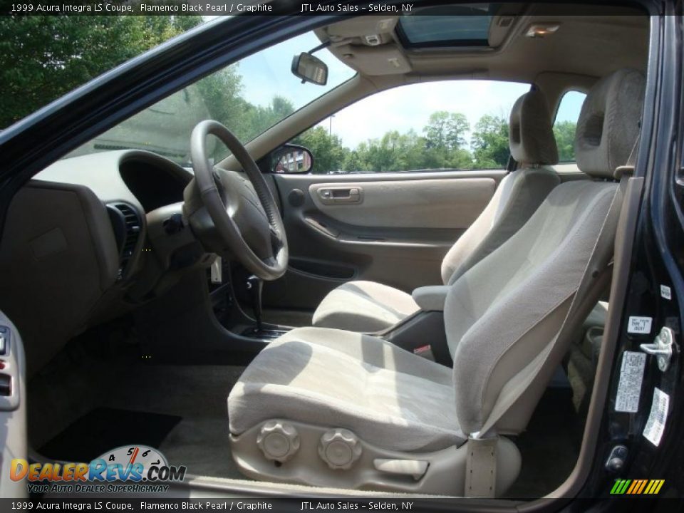 1999 Acura Integra LS Coupe Flamenco Black Pearl / Graphite Photo #12