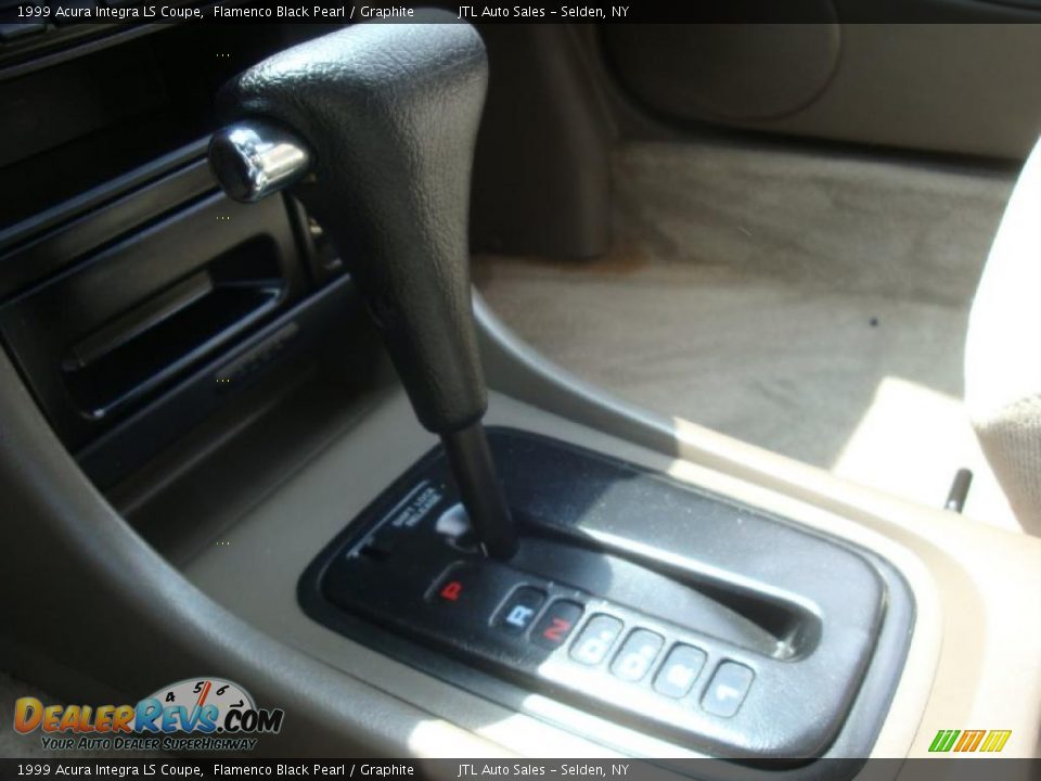 1999 Acura Integra LS Coupe Flamenco Black Pearl / Graphite Photo #15