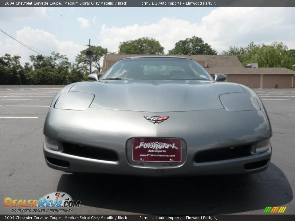 2004 Chevrolet Corvette Coupe Medium Spiral Gray Metallic / Black Photo #8