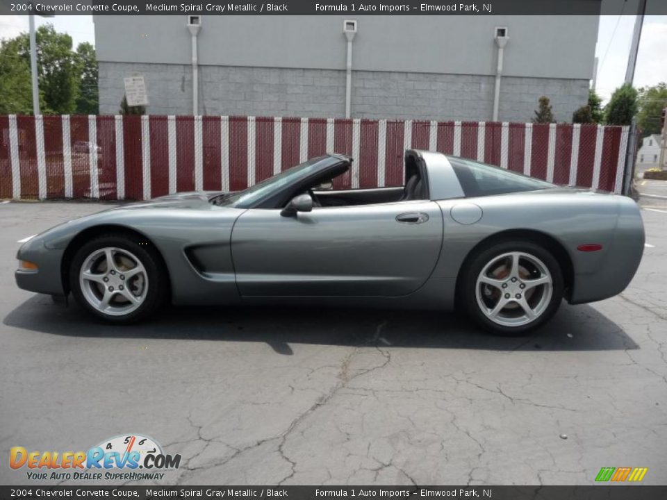 2004 Chevrolet Corvette Coupe Medium Spiral Gray Metallic / Black Photo #23