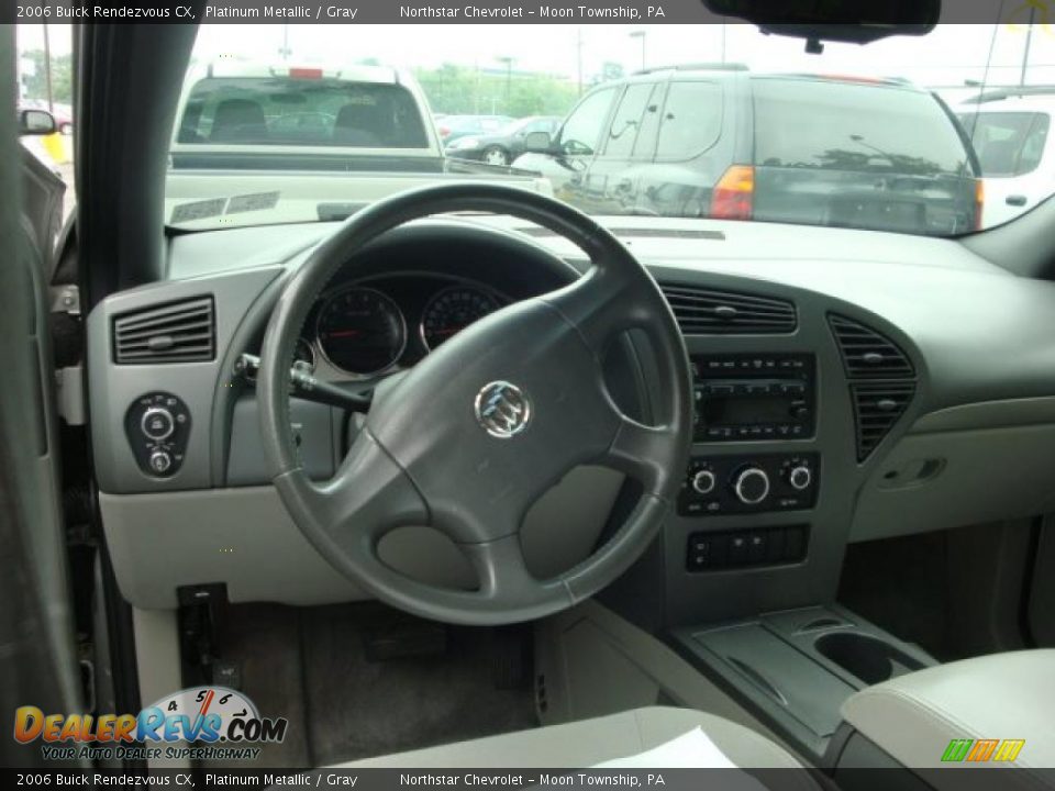 2006 Buick Rendezvous CX Platinum Metallic / Gray Photo #10