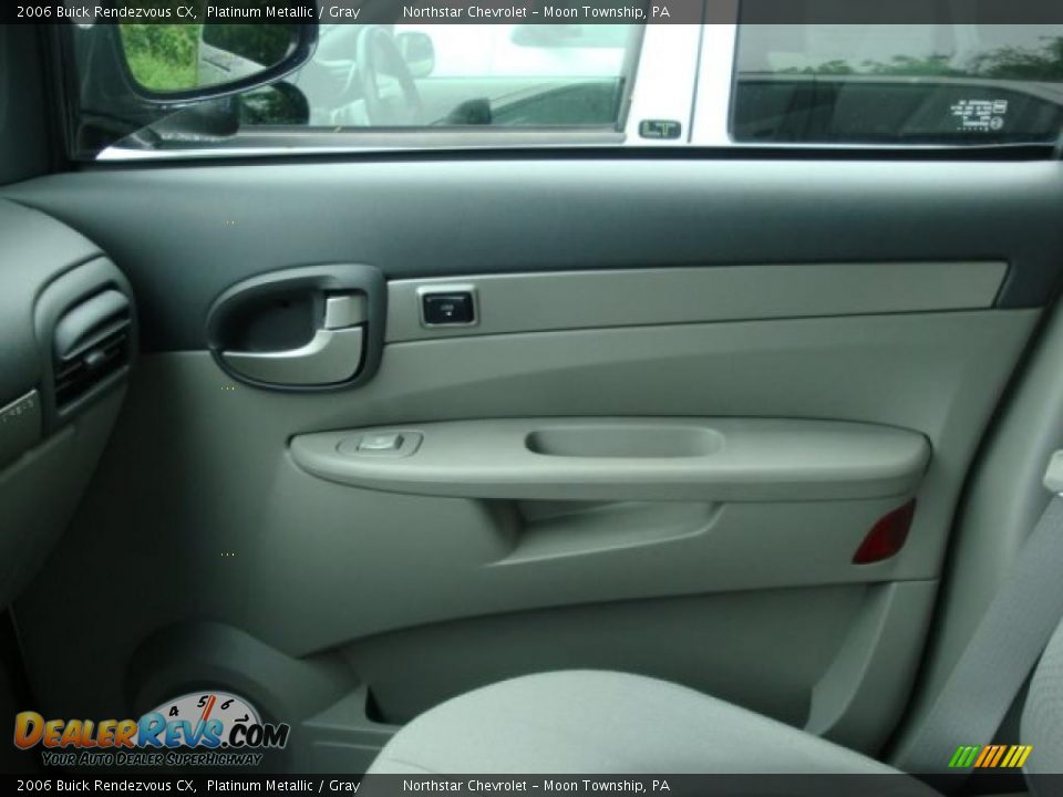 2006 Buick Rendezvous CX Platinum Metallic / Gray Photo #12