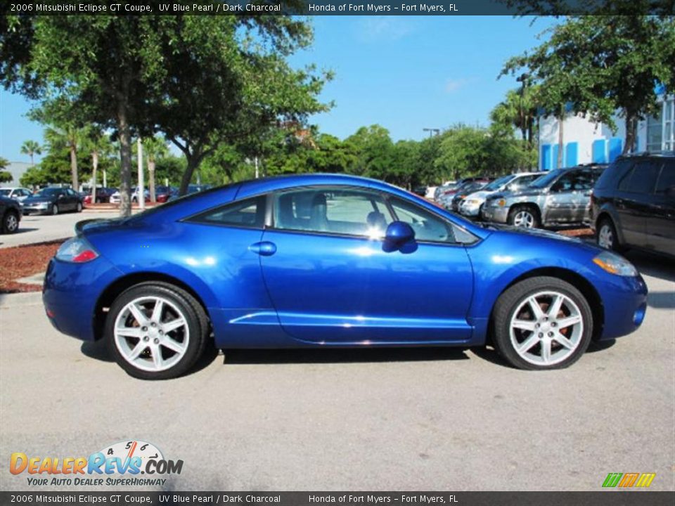 2006 Mitsubishi Eclipse GT Coupe UV Blue Pearl / Dark Charcoal Photo #2