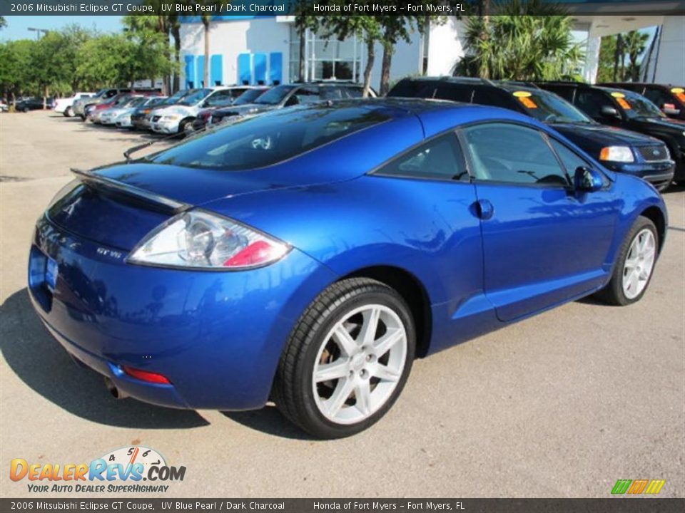 2006 Mitsubishi Eclipse GT Coupe UV Blue Pearl / Dark Charcoal Photo #5