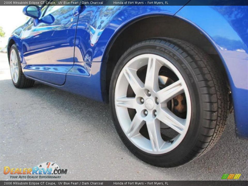 2006 Mitsubishi Eclipse GT Coupe UV Blue Pearl / Dark Charcoal Photo #7
