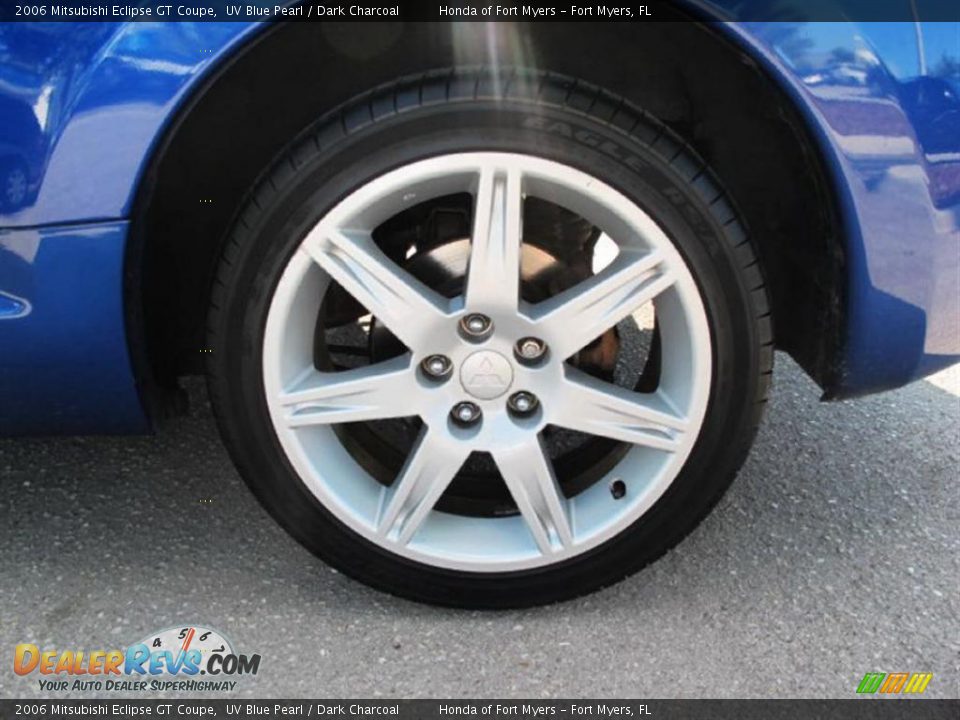 2006 Mitsubishi Eclipse GT Coupe UV Blue Pearl / Dark Charcoal Photo #8