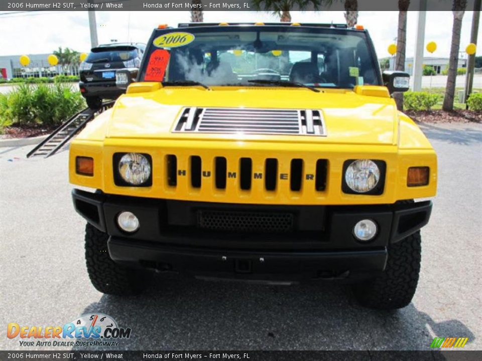 2006 Hummer H2 SUT Yellow / Wheat Photo #3