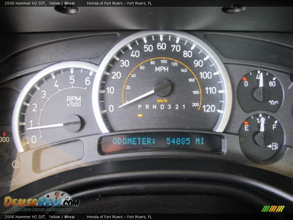 2006 Hummer H2 SUT Yellow / Wheat Photo #19