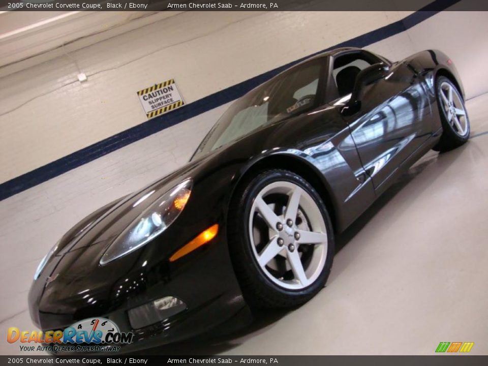 2005 Chevrolet Corvette Coupe Black / Ebony Photo #1