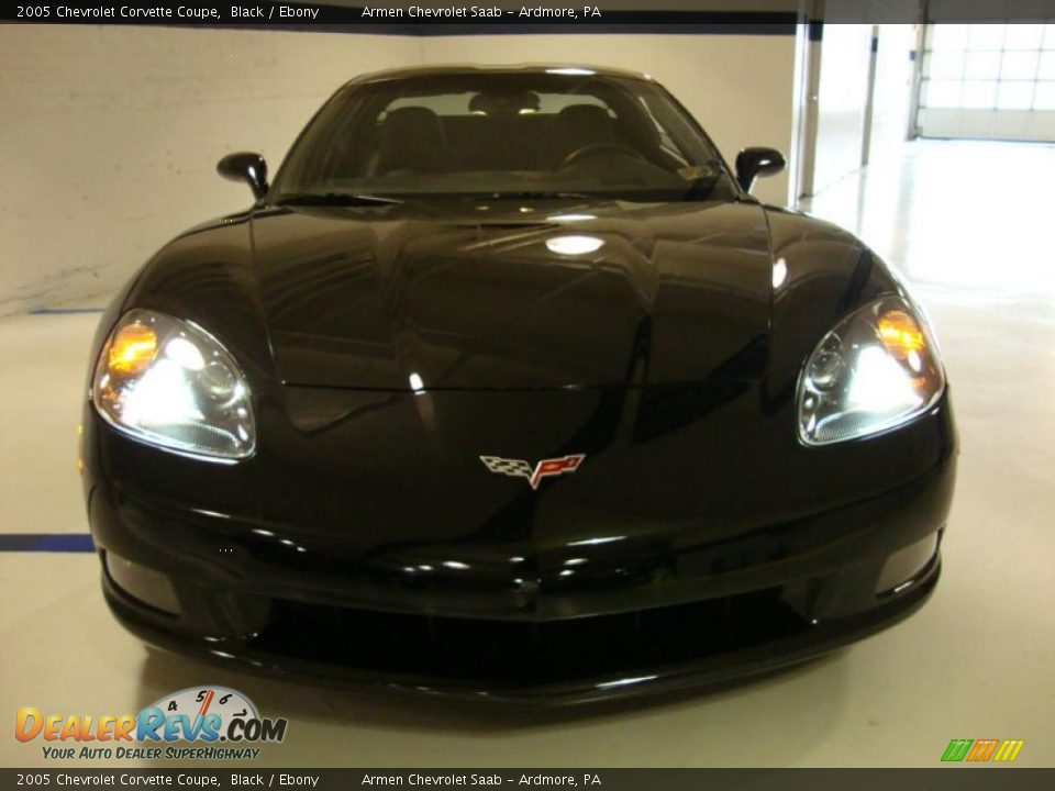 2005 Chevrolet Corvette Coupe Black / Ebony Photo #3