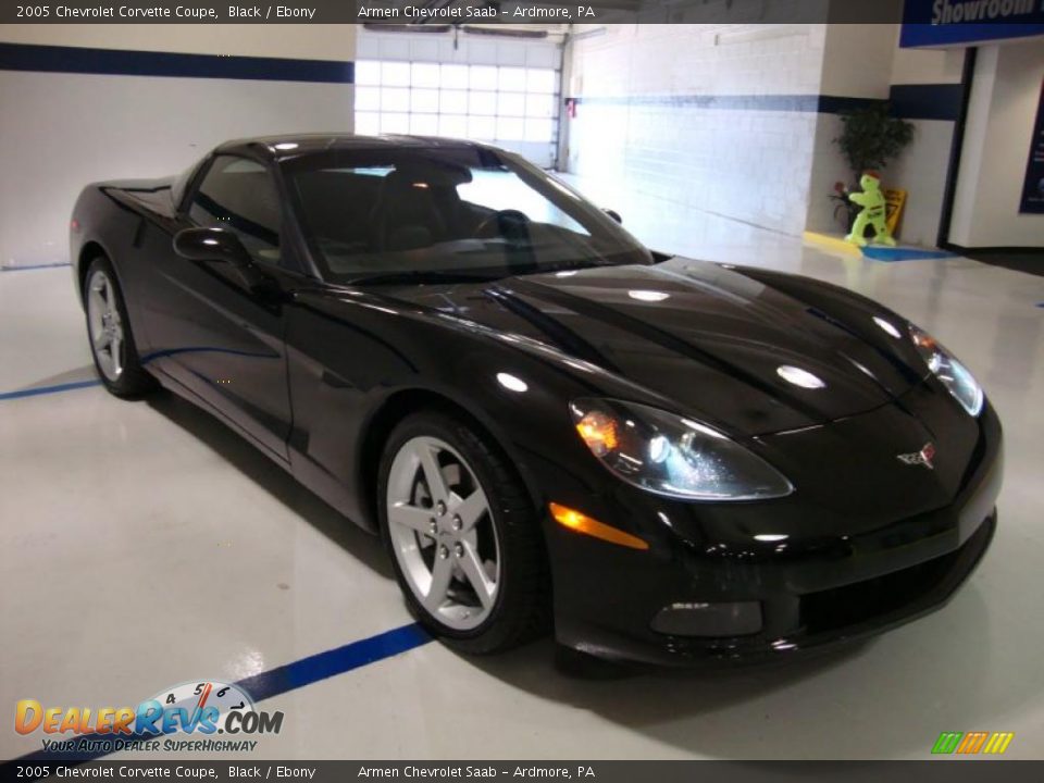 2005 Chevrolet Corvette Coupe Black / Ebony Photo #4