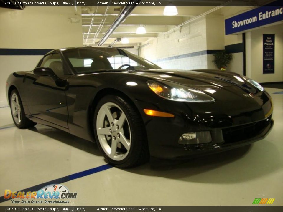 2005 Chevrolet Corvette Coupe Black / Ebony Photo #5