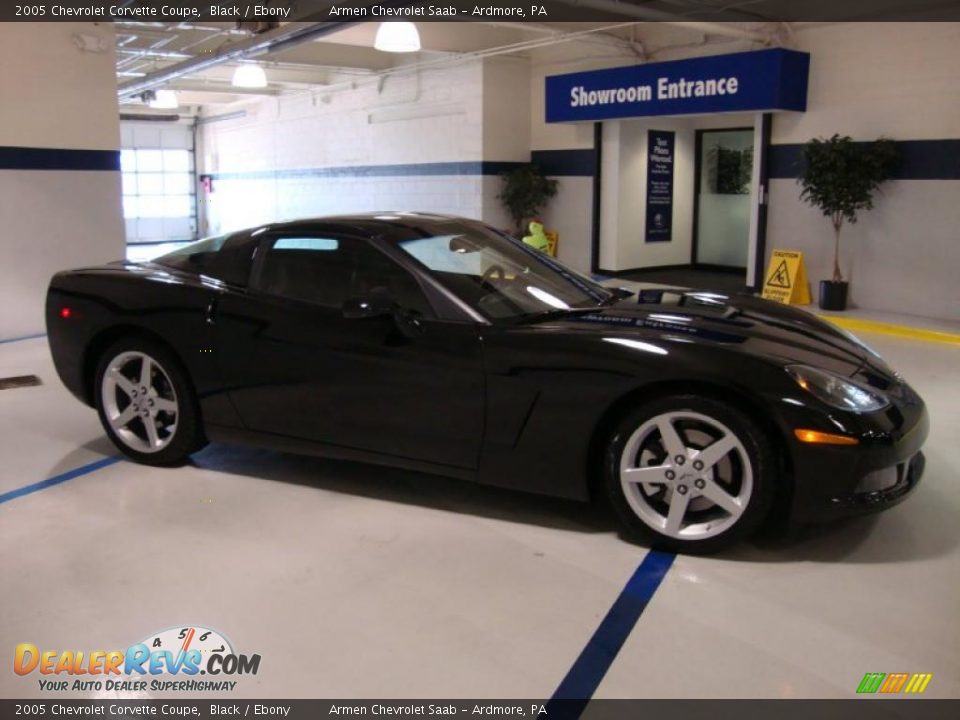 2005 Chevrolet Corvette Coupe Black / Ebony Photo #6