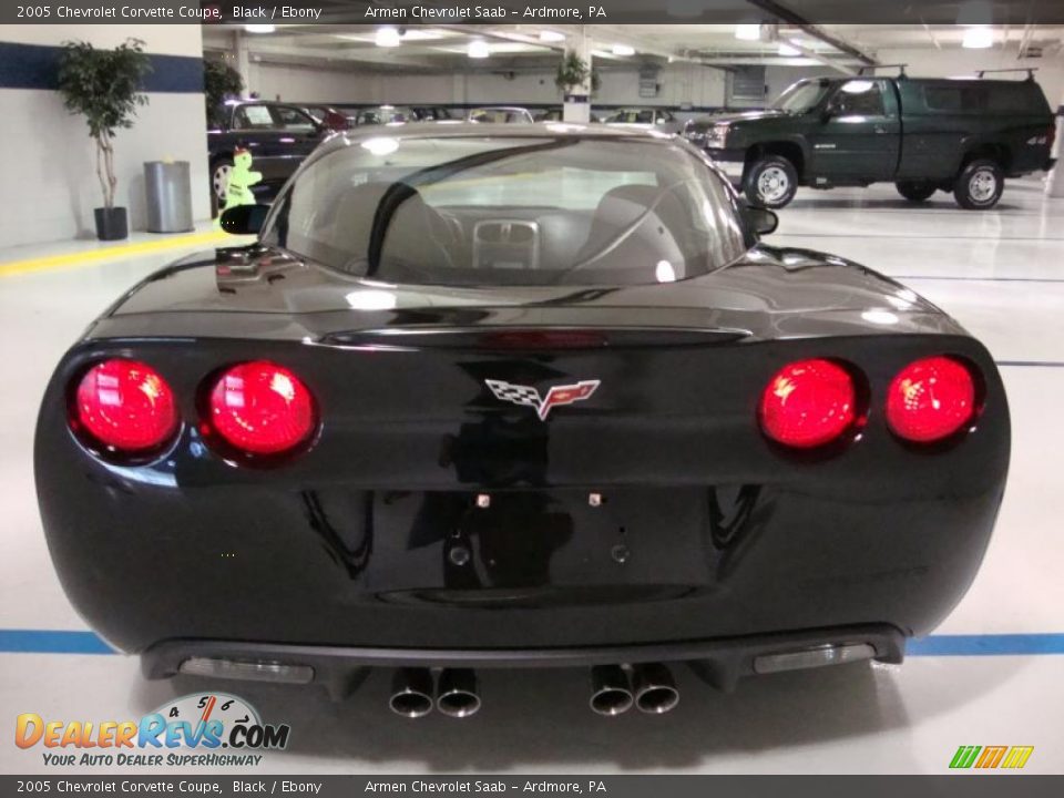 2005 Chevrolet Corvette Coupe Black / Ebony Photo #7