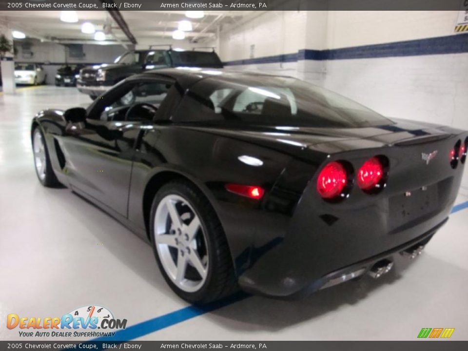 2005 Chevrolet Corvette Coupe Black / Ebony Photo #8