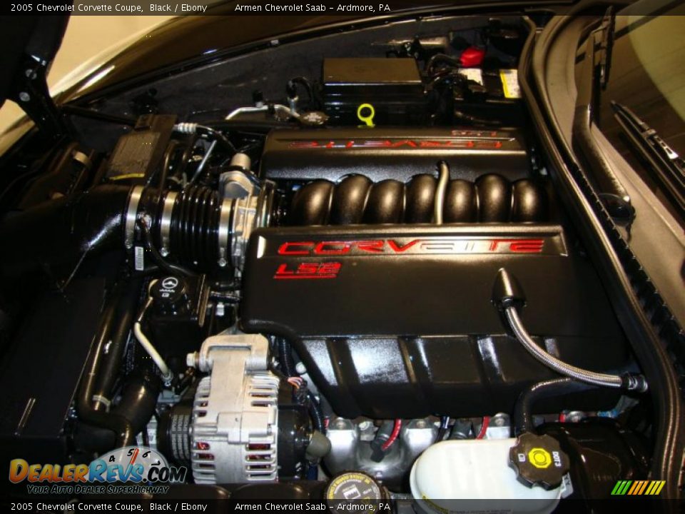 2005 Chevrolet Corvette Coupe Black / Ebony Photo #24