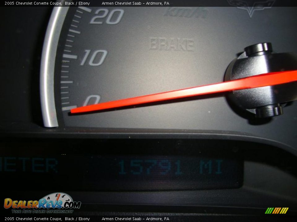 2005 Chevrolet Corvette Coupe Black / Ebony Photo #31