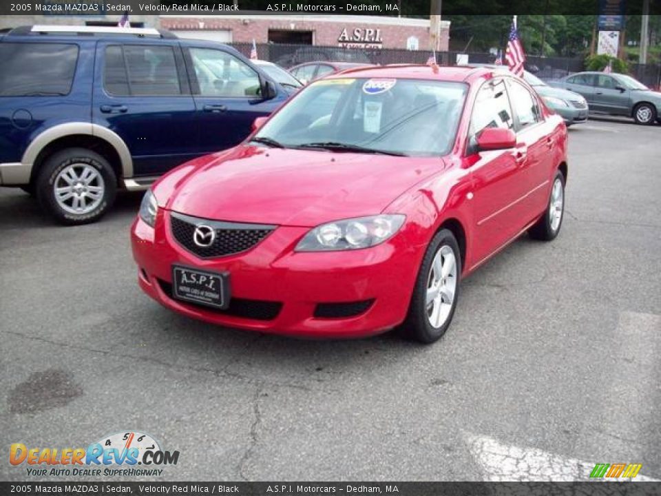 2005 Mazda MAZDA3 i Sedan Velocity Red Mica / Black Photo #1