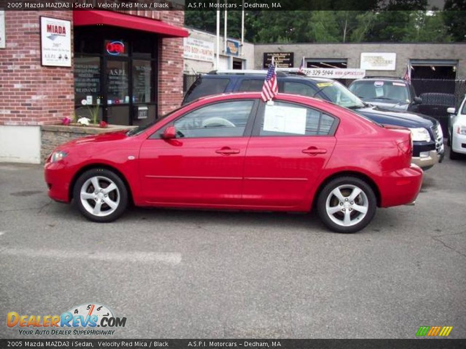 2005 Mazda MAZDA3 i Sedan Velocity Red Mica / Black Photo #2