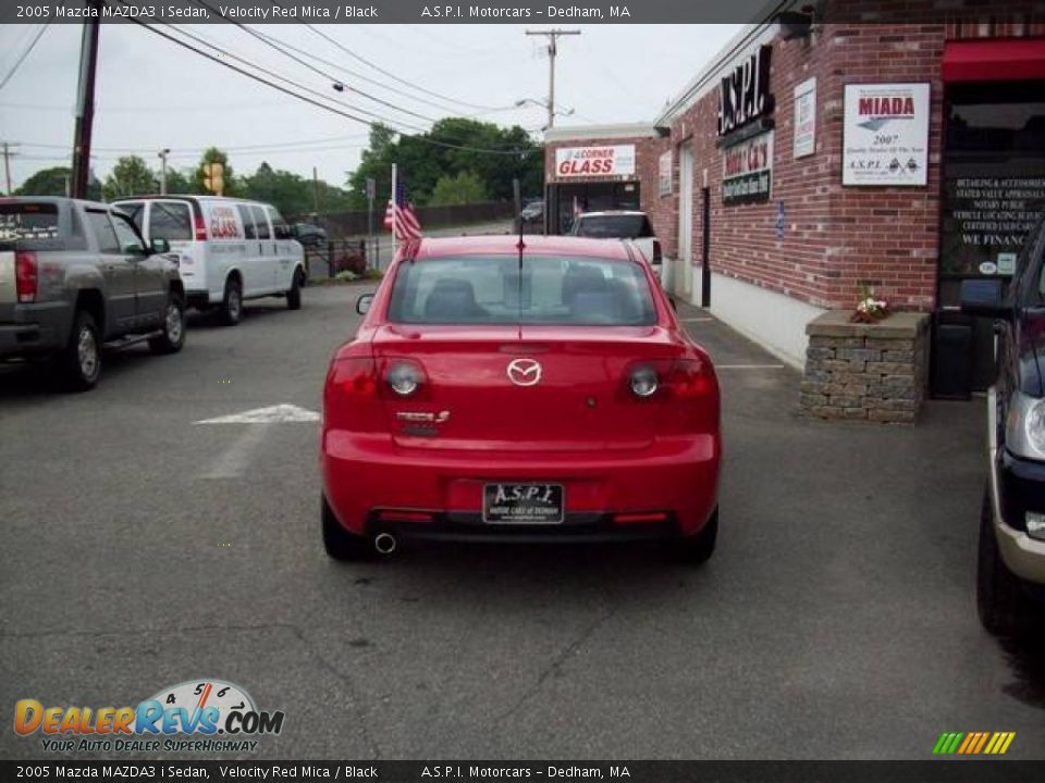 2005 Mazda MAZDA3 i Sedan Velocity Red Mica / Black Photo #3