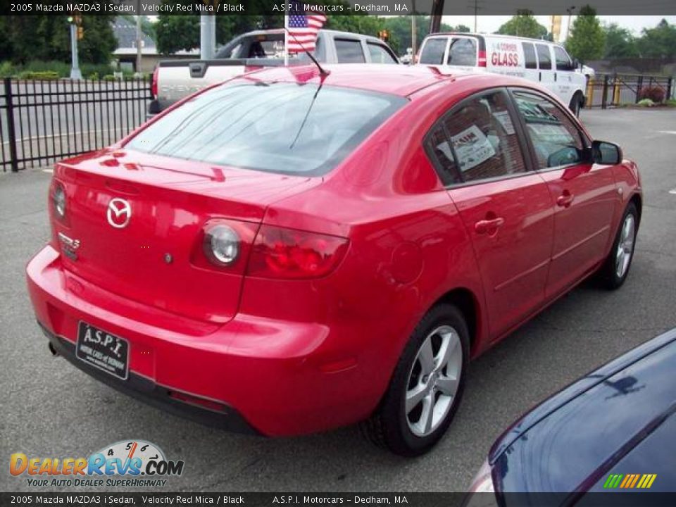 2005 Mazda MAZDA3 i Sedan Velocity Red Mica / Black Photo #4