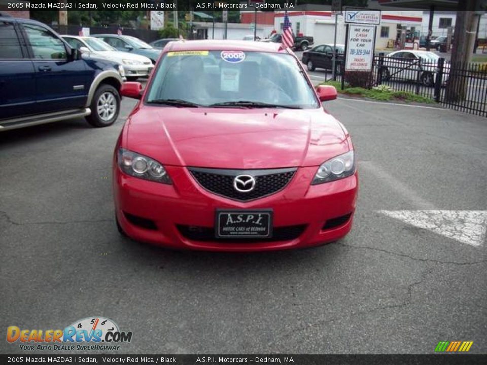 2005 Mazda MAZDA3 i Sedan Velocity Red Mica / Black Photo #7