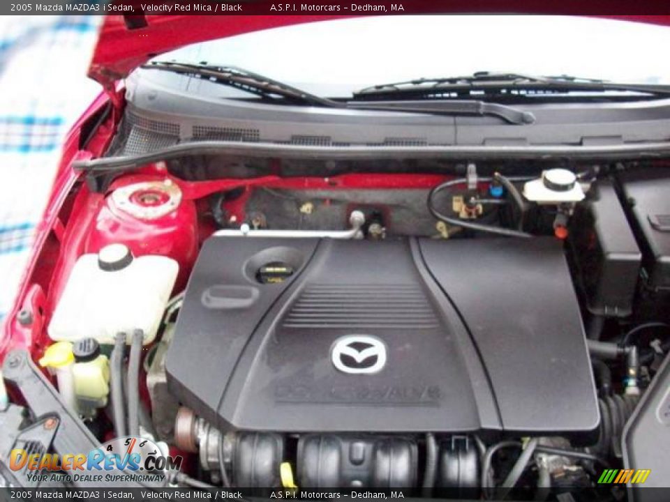 2005 Mazda MAZDA3 i Sedan Velocity Red Mica / Black Photo #8