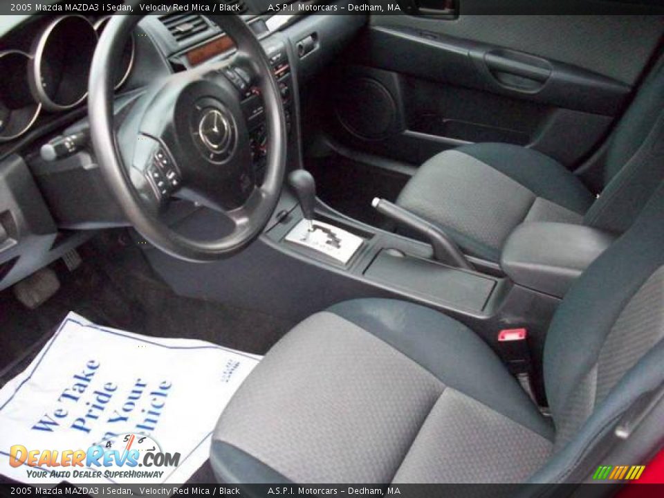 2005 Mazda MAZDA3 i Sedan Velocity Red Mica / Black Photo #9