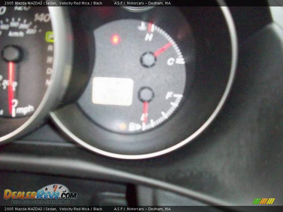 2005 Mazda MAZDA3 i Sedan Velocity Red Mica / Black Photo #10