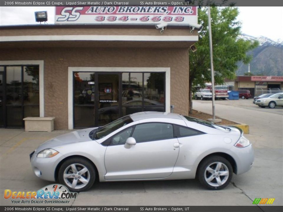 2006 Mitsubishi Eclipse GS Coupe Liquid Silver Metallic / Dark Charcoal Photo #1