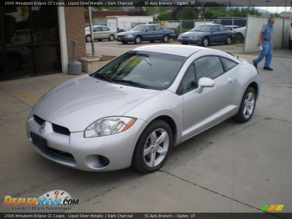 2006 Mitsubishi Eclipse GS Coupe Liquid Silver Metallic / Dark Charcoal Photo #2