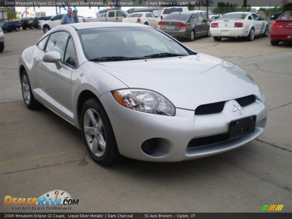 2006 Mitsubishi Eclipse GS Coupe Liquid Silver Metallic / Dark Charcoal Photo #3