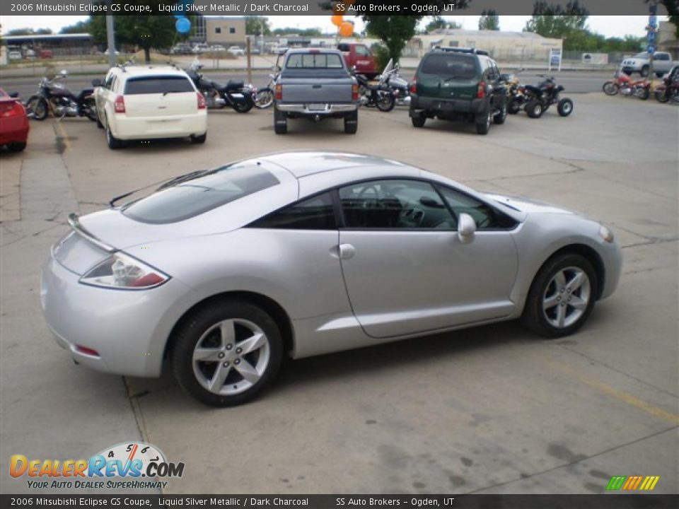 2006 Mitsubishi Eclipse GS Coupe Liquid Silver Metallic / Dark Charcoal Photo #4
