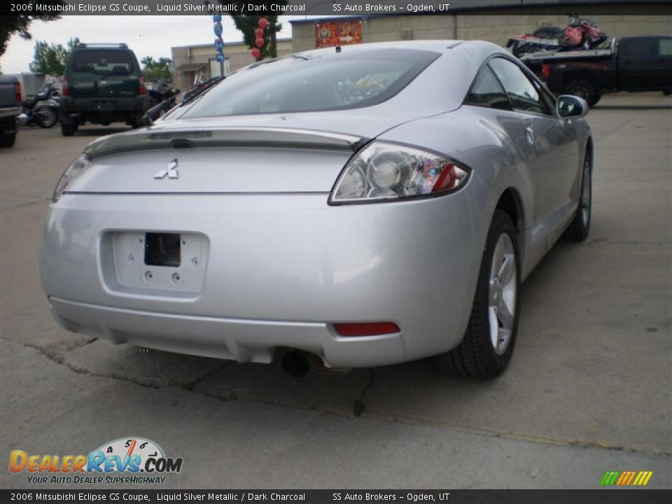 2006 Mitsubishi Eclipse GS Coupe Liquid Silver Metallic / Dark Charcoal Photo #5