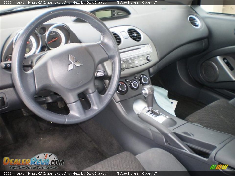 2006 Mitsubishi Eclipse GS Coupe Liquid Silver Metallic / Dark Charcoal Photo #8